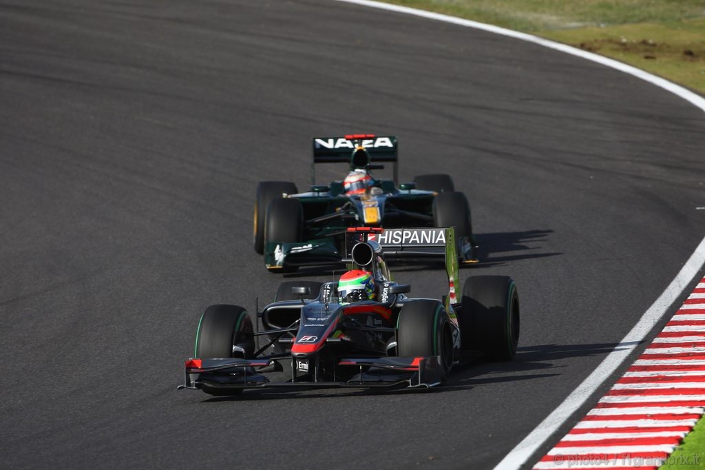 GP Giappone, Gara, Sakon Yamamoto (JPN), Hispania Racing F1 Team (HRT), F110  
