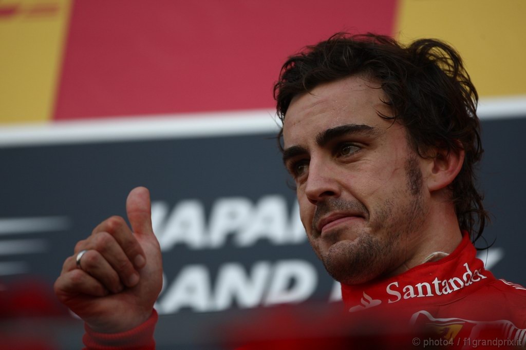 GP Giappone, Gara, Fernando Alonso (ESP), Ferrari, F10 terzo 