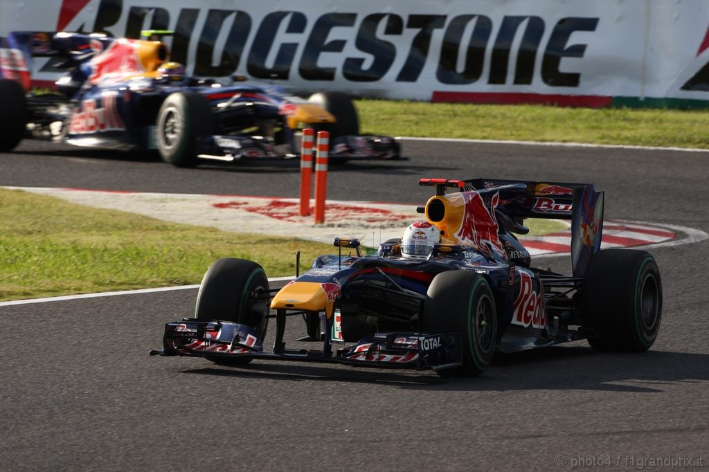 GP Giappone, Gara, Sebastian Vettel (GER), Red Bull Racing, RB6 vincitore 