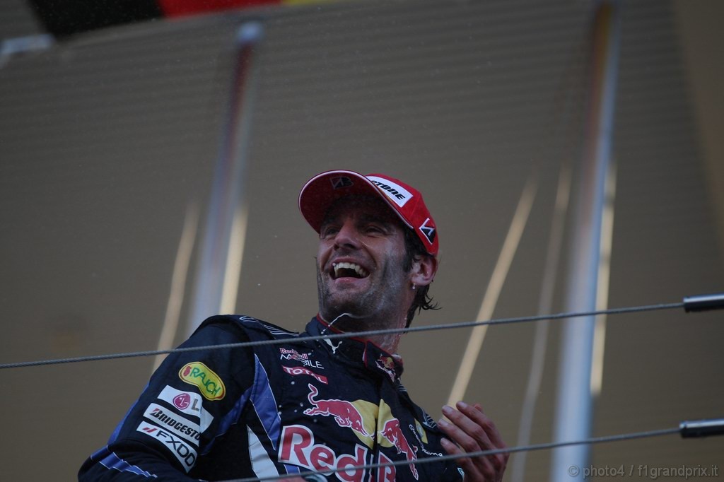 GP Giappone, Gara, Mark Webber (AUS), Red Bull Racing, RB6 