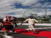 GP Giappone, Domenica, Felipe Massa (BRA), Ferrari, F10,Rubens Barrichello (BRA), Williams, FW32 e Bruno Senna (BRA), Hispania Racing F1 Team (HRT), F110  at drivers parade