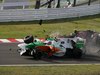 GP Giappone, Gara, Vitantonio Liuzzi (ITA), Force India F1 Team, VJM03 crash