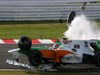 GP Giappone, Gara, Vitantonio Liuzzi (ITA), Force India F1 Team, VJM03 crash 