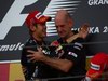 GP Giappone, Gara, Sebastian Vettel (GER), Red Bull Racing, RB6 vincitore e Adrian Newey (GBR), Red Bull Racing , Technical Operations Director 