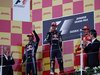 GP Giappone, Gara, Sebastian Vettel (GER), Red Bull Racing, RB6 vincitore, Mark Webber (AUS), Red Bull Racing, RB6 secondo e Fernando Alonso (ESP), Ferrari, F10 terzo 