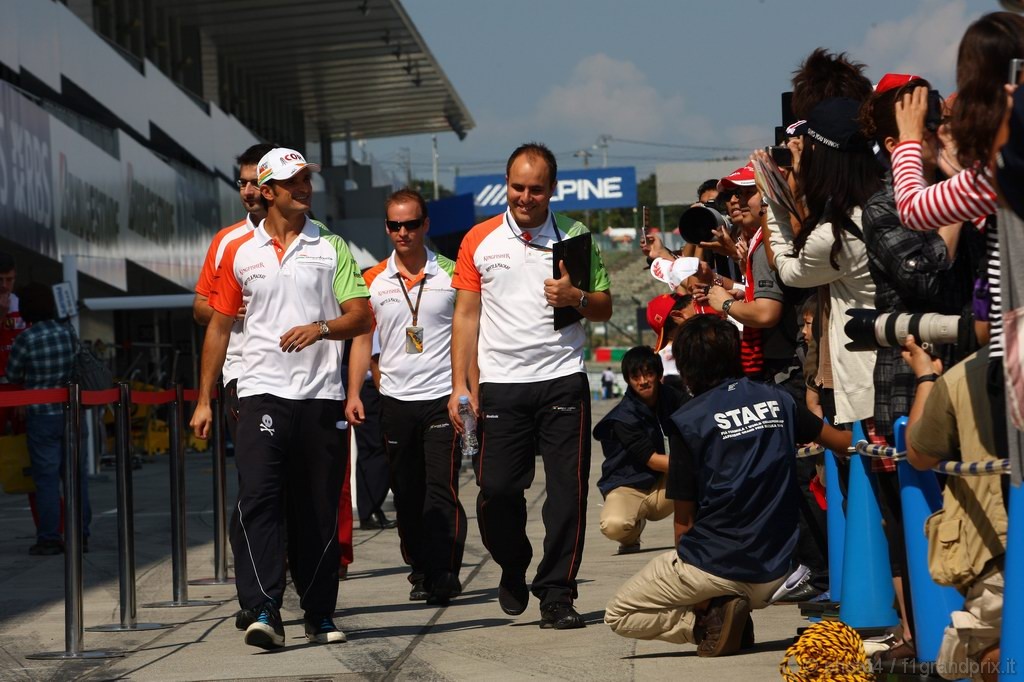 GP Giappone, Giovedi', Adrian Sutil (GER), Force India F1 Team, VJM03 