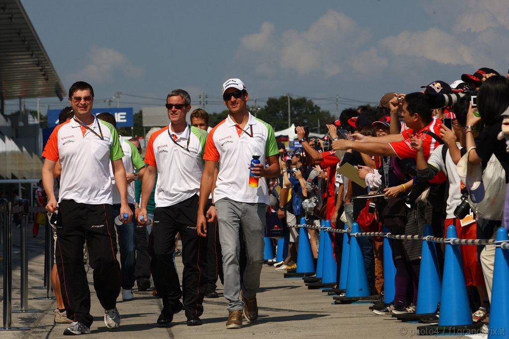 GP Giappone, Giovedi', Adrian Sutil (GER), Force India F1 Team, VJM03