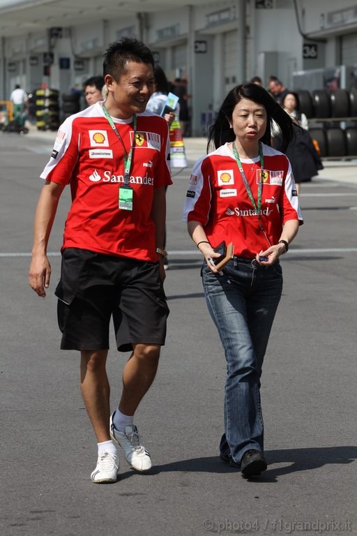 GP Giappone, Giovedi', Ferrari fans