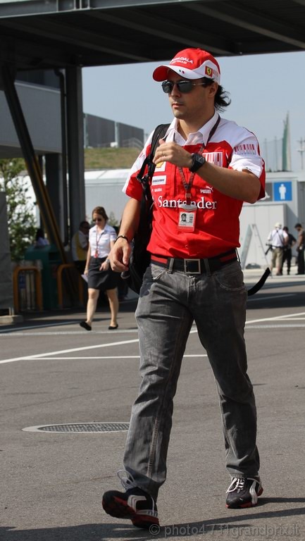 GP Giappone, Giovedi', Felipe Massa (BRA), Ferrari, F10 