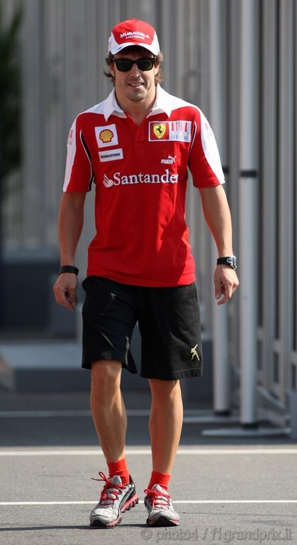 GP Giappone, Giovedi', Fernando Alonso (ESP), Ferrari, F10