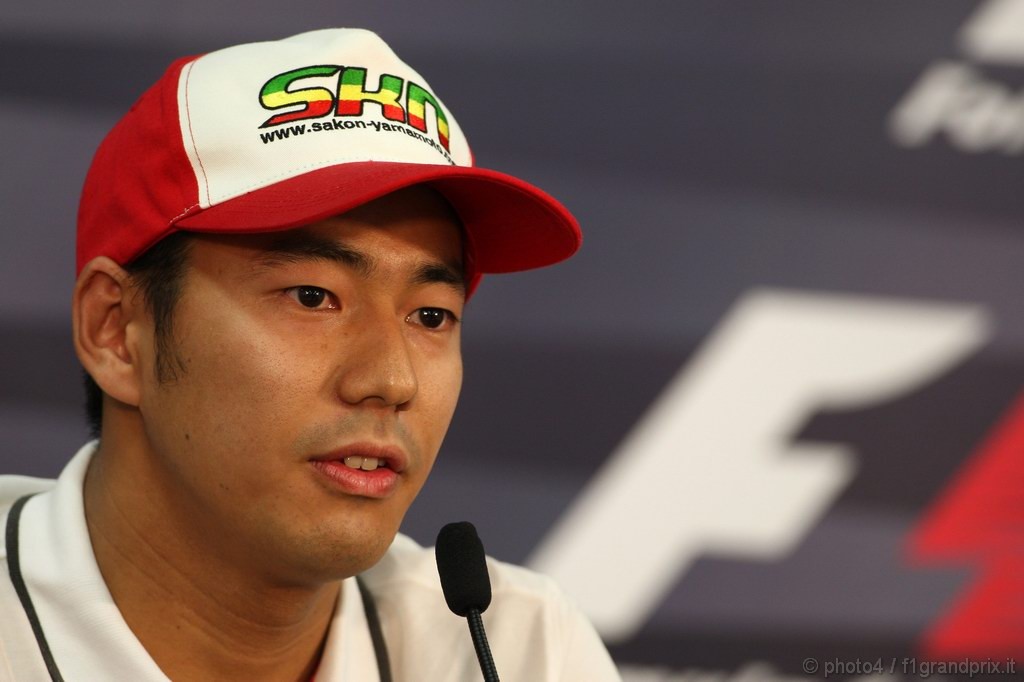 GP Giappone, Giovedi', Conferenza Stampa, Sakon Yamamoto (JPN), Hispania Racing F1 Team (HRT), F110  