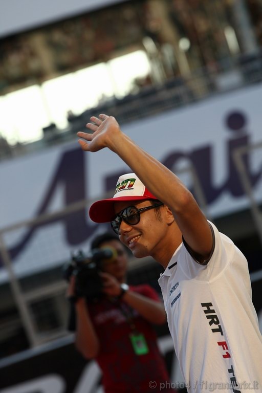 GP Giappone, Giovedi', Autograph session, Sakon Yamamoto (JPN), Hispania Racing F1 Team (HRT), F110