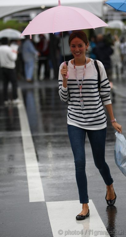 GP Giappone, Saturday, Jessica Michibata (GBR), girfriend of Jenson Button (GBR)