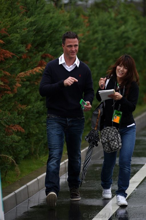 GP Giappone, Saturday, Ralf Schumacher (GER), DTM e a fan