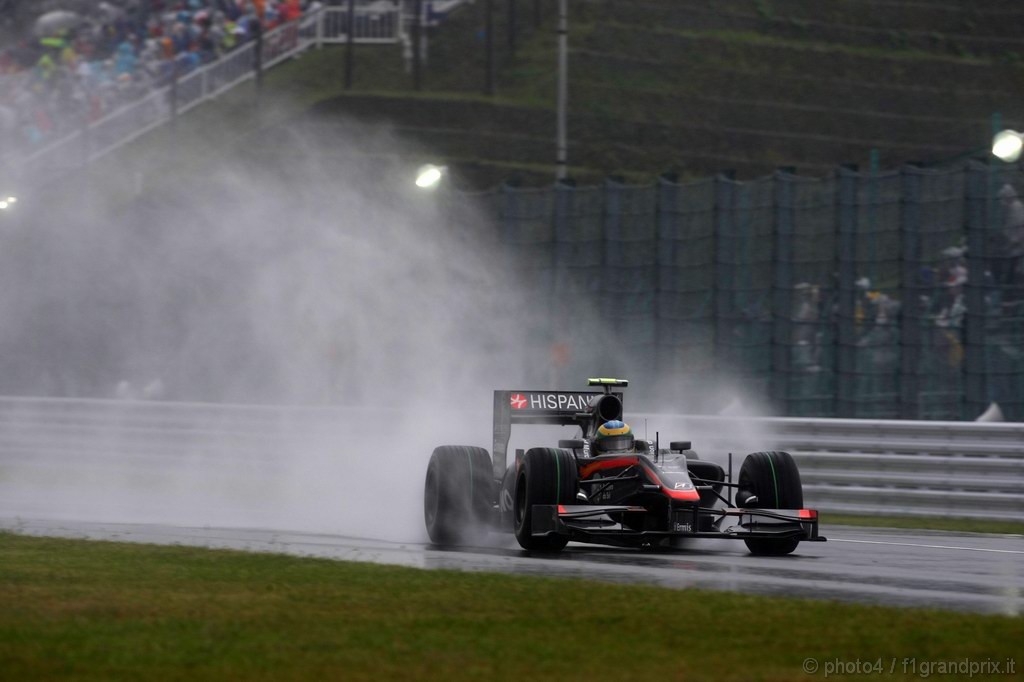 GP Giappone, Prove Libere 3, Sabato, Bruno Senna (BRA), Hispania Racing F1 Team (HRT), F110 