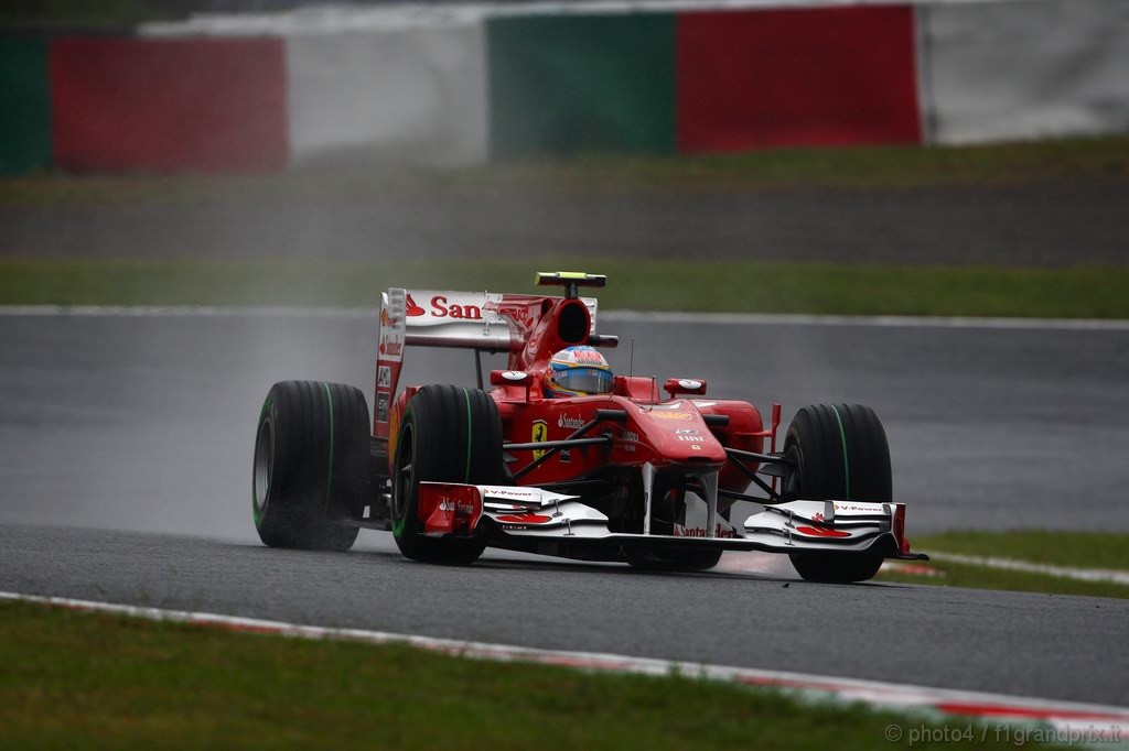 GP Giappone, Prove Libere 3, Sabato, Fernando Alonso (ESP), Ferrari, F10 