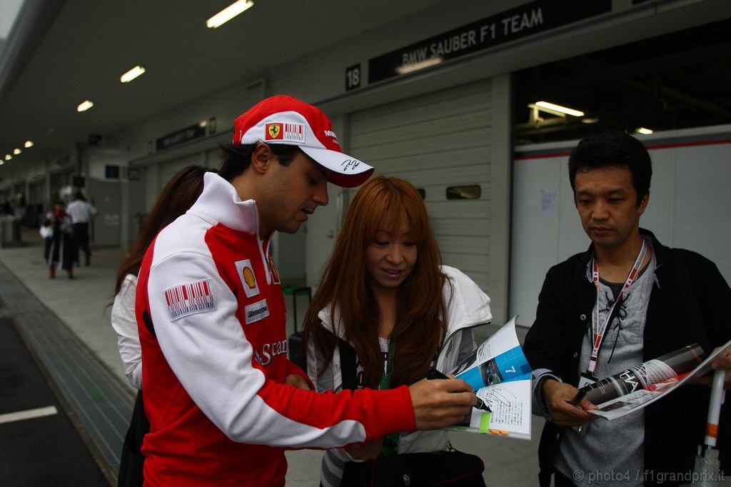 GP Giappone, Prove Libere 3, Sabato, Felipe Massa (BRA), Ferrari, F10 