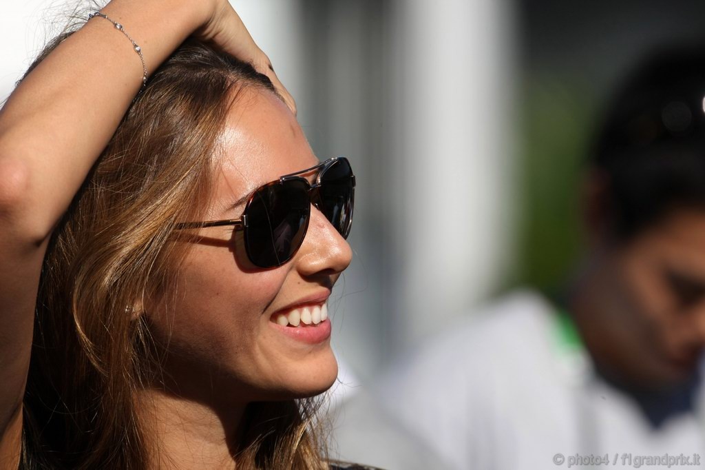 GP Giappone, Domenica, Jessica Michibata (GBR), girfriend of Jenson Button (GBR)