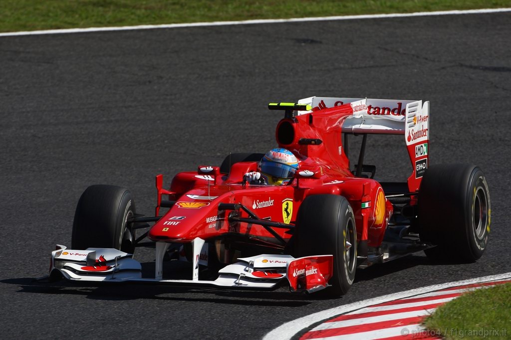 GP Giappone, Domenica, Qualifiche, Fernando Alonso (ESP), Ferrari, F10 
