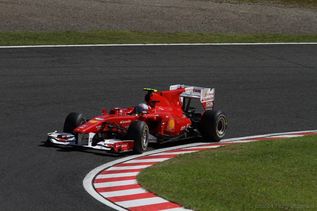 GP Giappone, Domenica, Qualifiche, Fernando Alonso (ESP), Ferrari, F10 