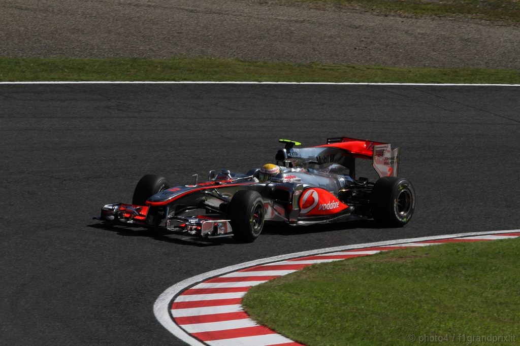 GP Giappone, Domenica, Qualifiche, Lewis Hamilton (GBR), McLaren  Mercedes, MP4-25 