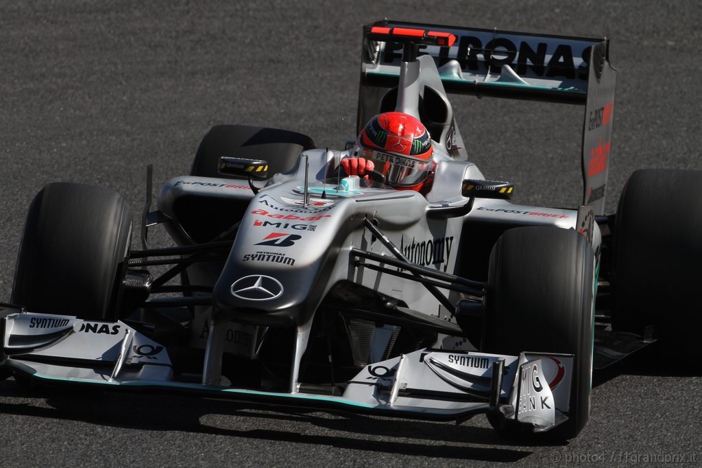 GP Giappone, Domenica, Qualifiche, Michael Schumacher (GER), Mercedes GP F1 Team, MGP W01