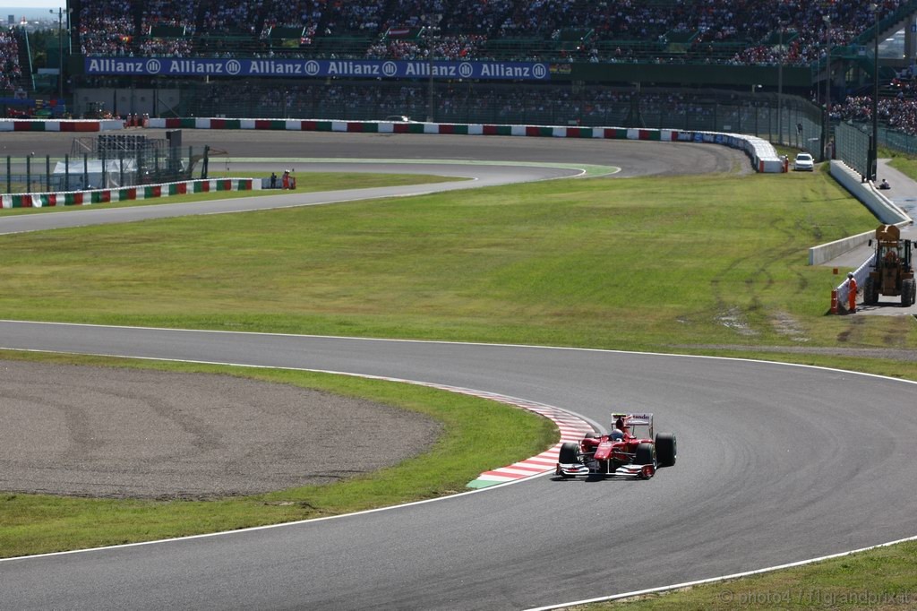 GP Giappone, Domenica, Qualifiche, Fernando Alonso (ESP), Ferrari, F10