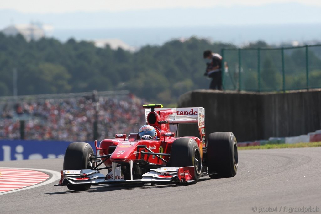 GP Giappone, Domenica, Qualifiche, Fernando Alonso (ESP), Ferrari, F10 