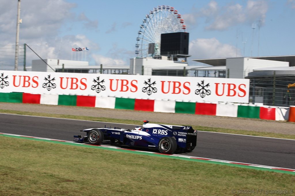 GP Giappone, Domenica, Qualifiche, Rubens Barrichello (BRA), Williams, FW32 