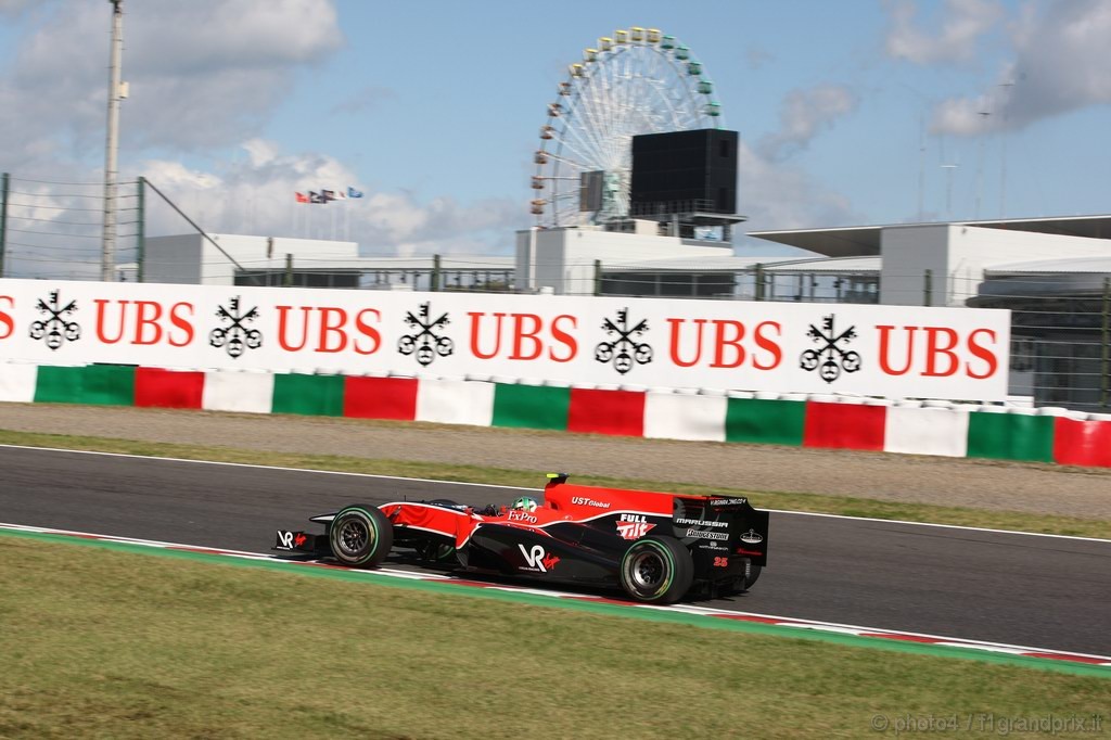 GP Giappone, Domenica, Qualifiche, Lucas Di Grassi (BRA), Virgin Racing, VR-01 