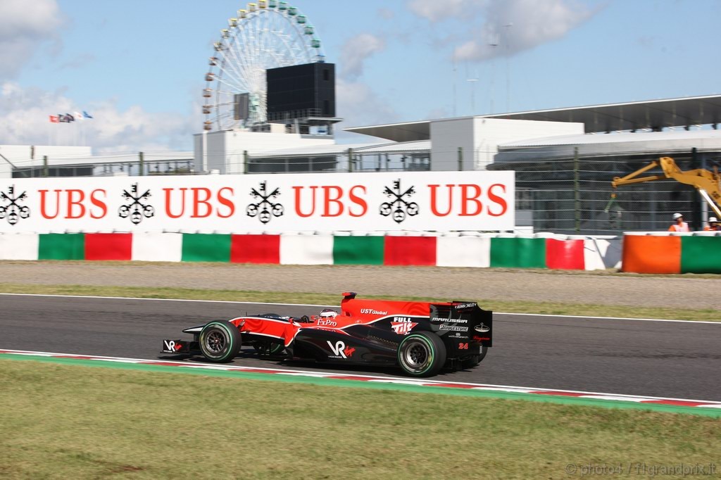 GP Giappone, Domenica, Qualifiche, Timo Glock (GER), Virgin Racing, VR-01  