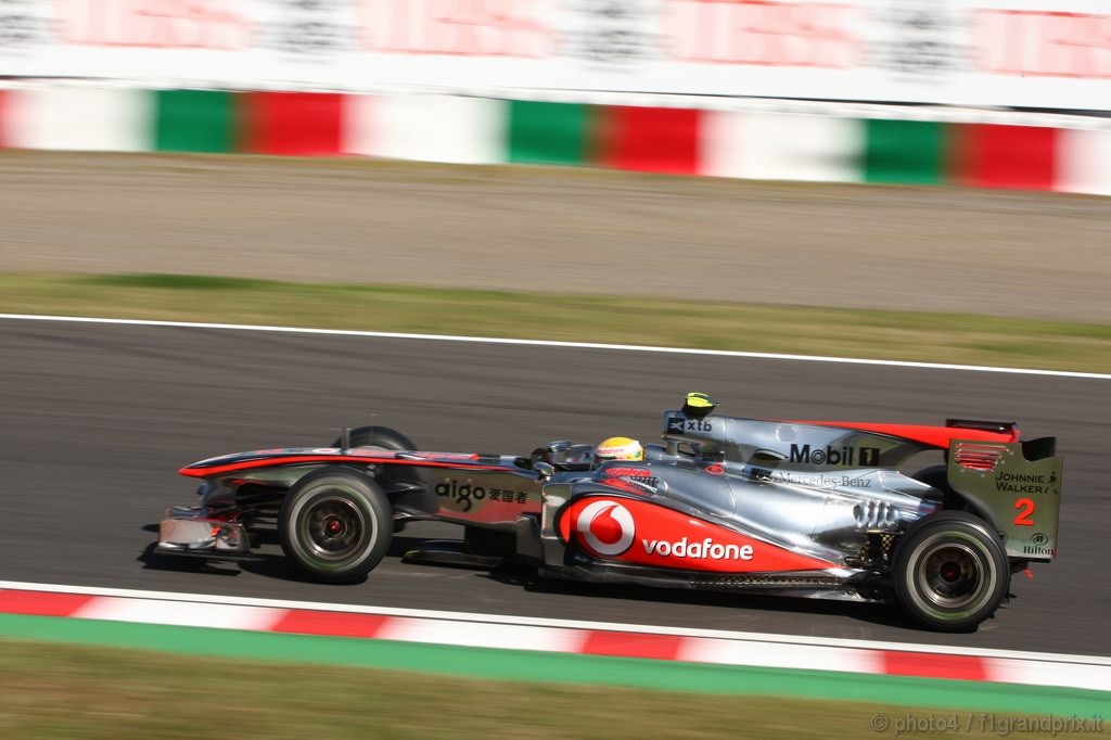 GP Giappone, Domenica, Qualifiche, Lewis Hamilton (GBR), McLaren  Mercedes, MP4-25 