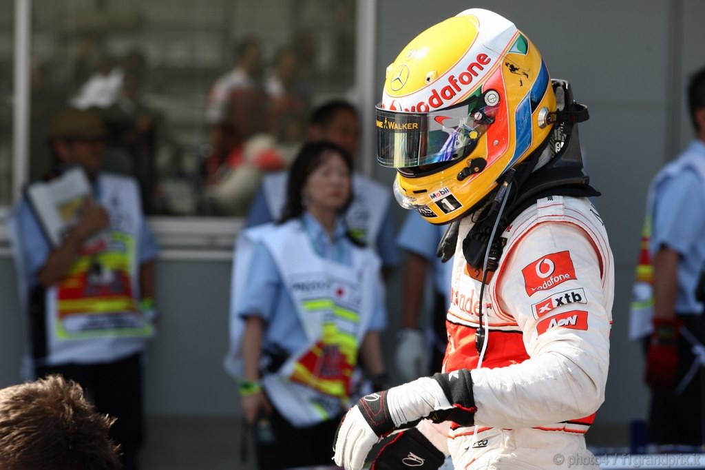GP Giappone, Domenica, Qualifiche, Lewis Hamilton (GBR), McLaren Mercedes, MP4-25