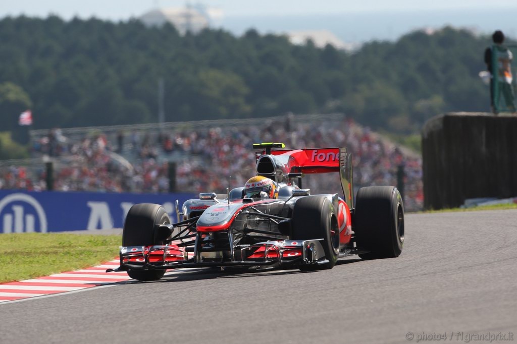 GP Giappone, Domenica, Qualifiche, Lewis Hamilton (GBR), McLaren Mercedes, MP4-25