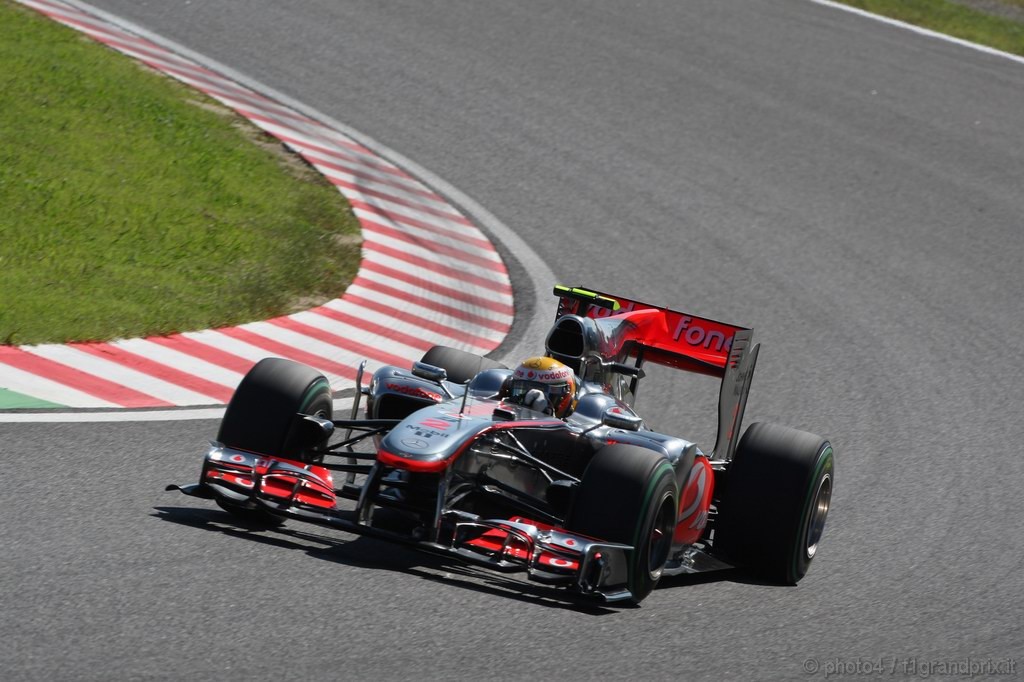 GP Giappone, Domenica, Qualifiche, Lewis Hamilton (GBR), McLaren Mercedes, MP4-25