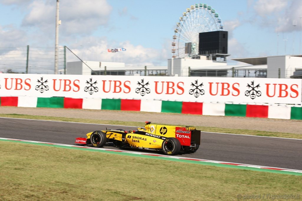 GP Giappone, Domenica, Qualifiche, Robert Kubica (POL), Renault F1 Team, R30 