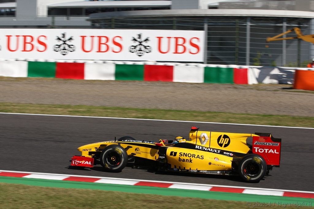 GP Giappone, Domenica, Qualifiche, Robert Kubica (POL), Renault F1 Team, R30 