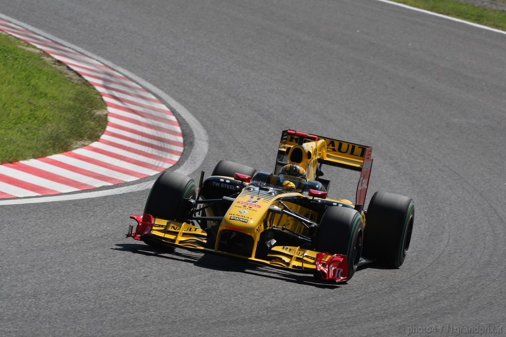 GP Giappone, Domenica, Qualifiche, Robert Kubica (POL), Renault F1 Team, R30 