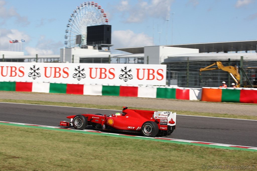 GP Giappone, Domenica, Qualifiche, Felipe Massa (BRA), Ferrari, F10