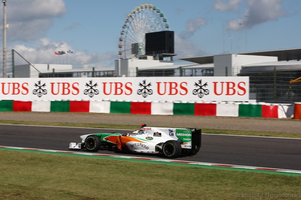 GP Giappone, Domenica, Qualifiche, Adrian Sutil (GER), Force India F1 Team, VJM03 