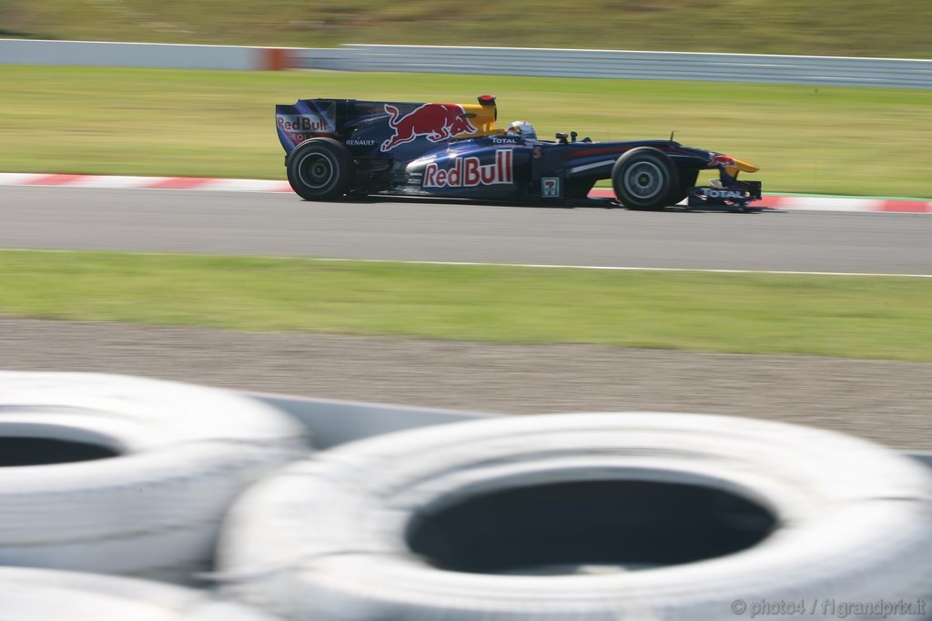 GP Giappone, Domenica, Qualifiche, Sebastian Vettel (GER), Red Bull Racing, RB6 