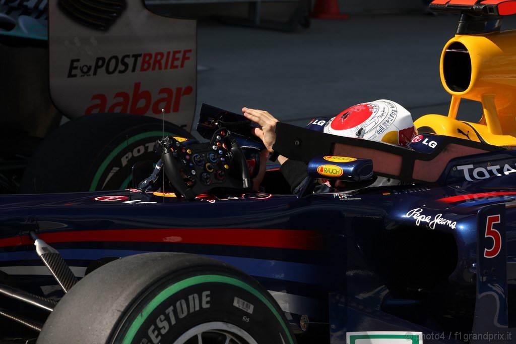 GP Giappone, Domenica, Qualifiche, Sebastian Vettel (GER), Red Bull Racing, RB6 pole position