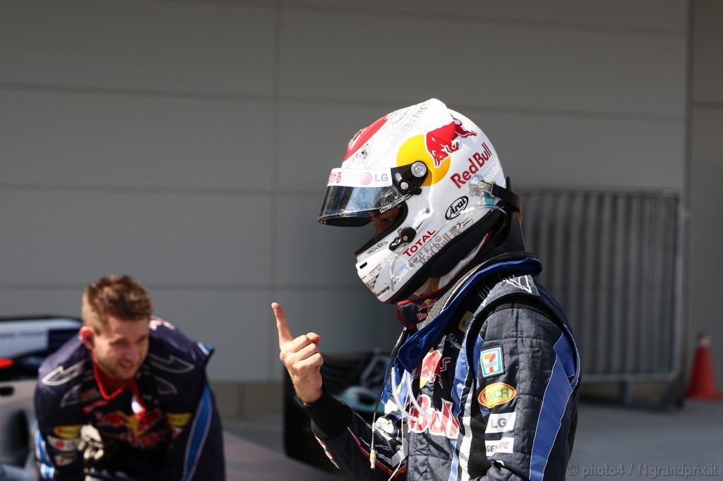 GP Giappone, Domenica, Qualifiche, Sebastian Vettel (GER), Red Bull Racing, RB6 pole position