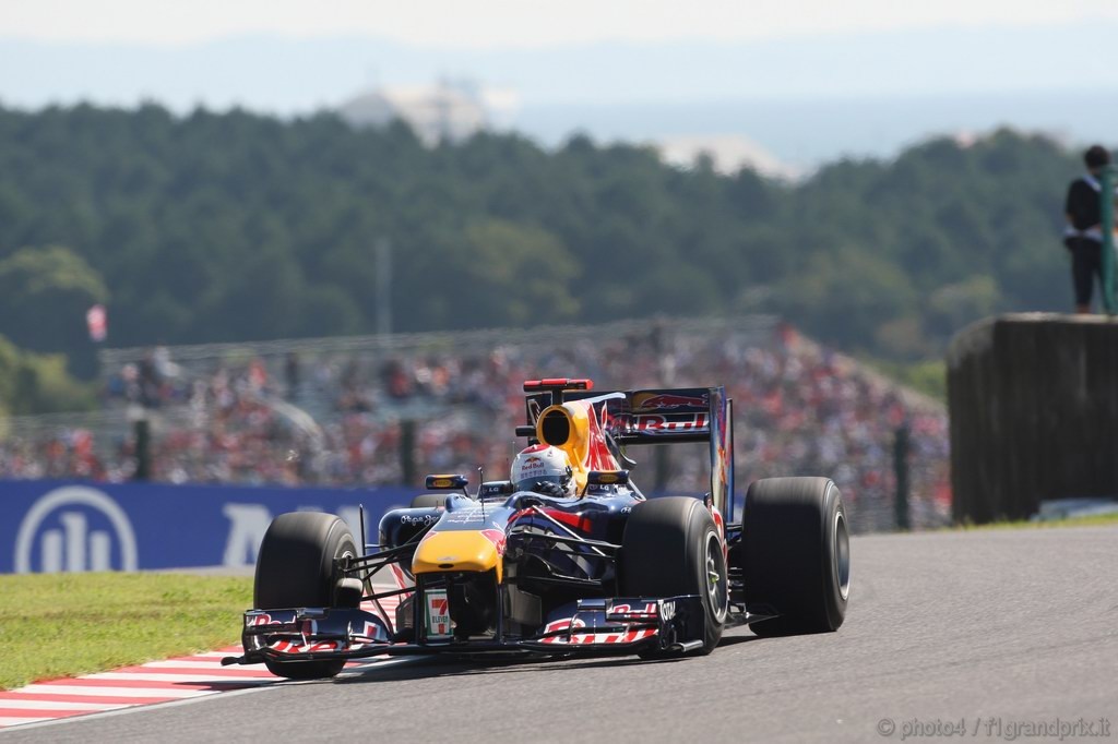 GP Giappone, Domenica, Qualifiche, Sebastian Vettel (GER), Red Bull Racing, RB6 