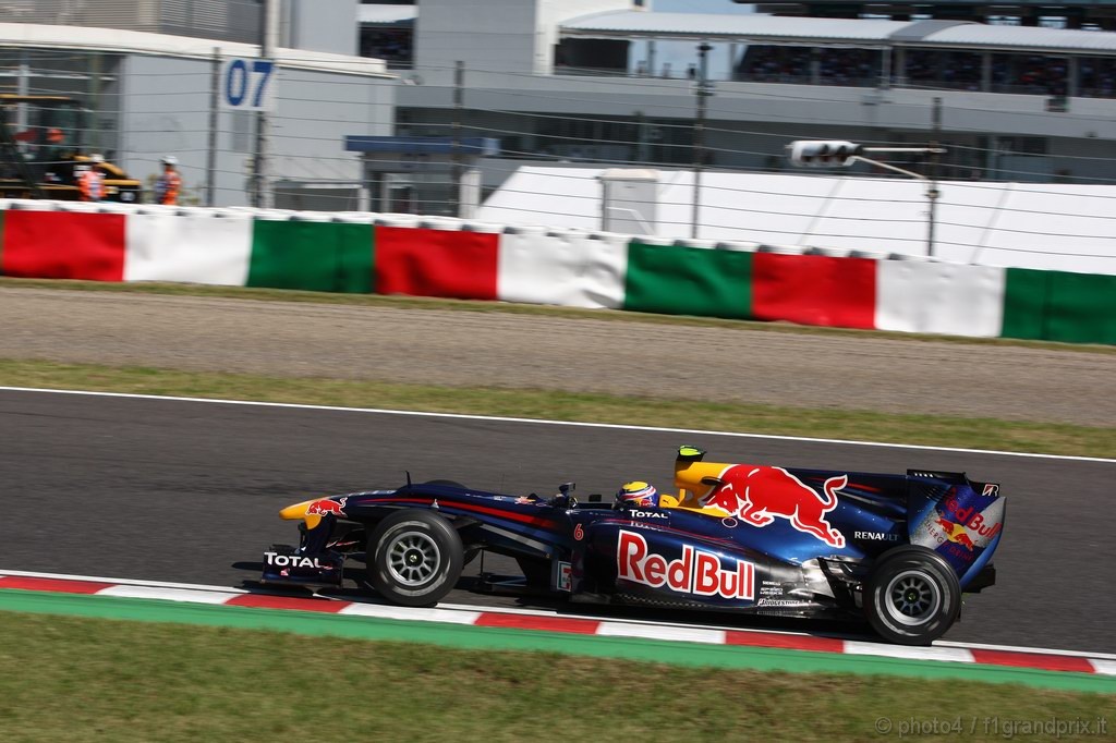 GP Giappone, Domenica, Qualifiche, Mark Webber (AUS), Red Bull Racing, RB6 