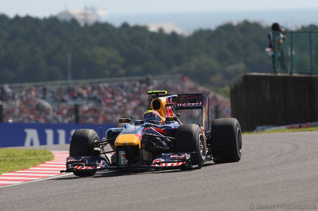 GP Giappone, Domenica, Qualifiche, Mark Webber (AUS), Red Bull Racing, RB6 
