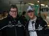 GP Giappone, Saturday, Norbert Haug (GER), Motorsport chief  e Michael Schumacher (GER), Mercedes GP  F1 Team, MGP W01 