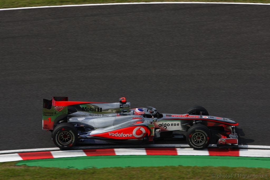 GP Giappone, Prove Libere 1, Venerdi', Jenson Button (GBR), McLaren  Mercedes, MP4-25 
