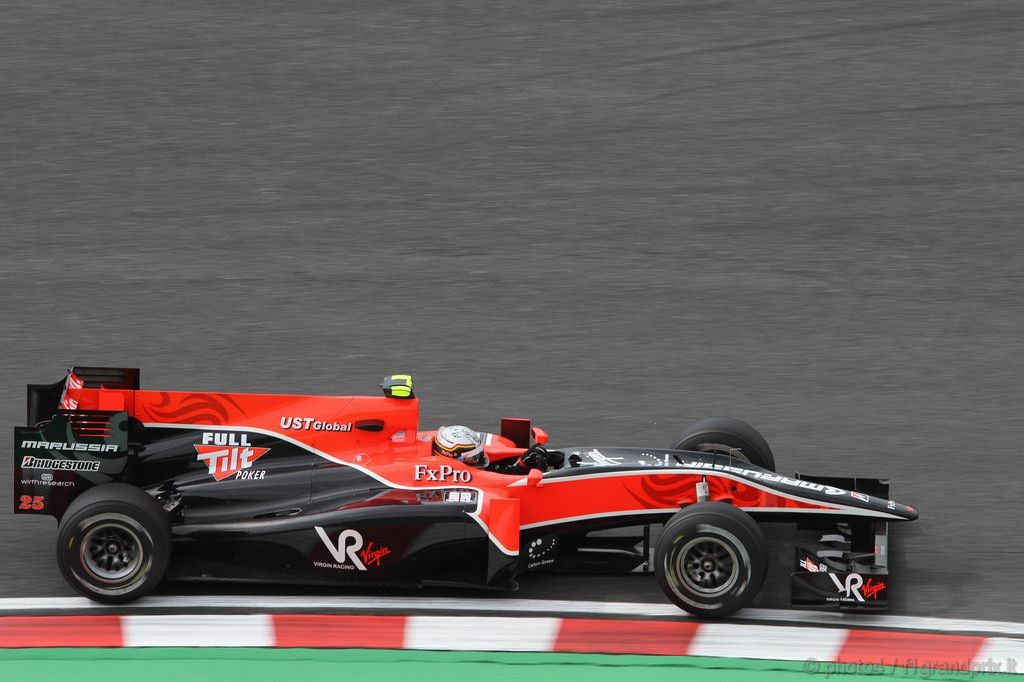 GP Giappone, Prove Libere 1, Venerdi', Jerome D'Ambrosio (BEL), Test Driver Virgin Racing, VR-01  