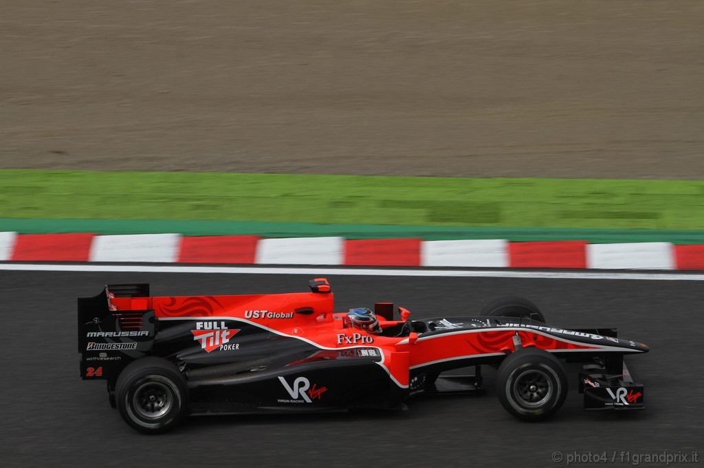 GP Giappone, Prove Libere 1, Venerdi', Timo Glock (GER), Virgin Racing, VR-01  